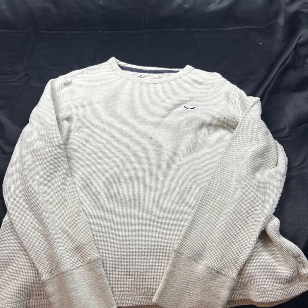 American Eagle Men's Tan Long Sleeve Sweatshirt Size XXL